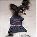 Dog Dress - Casual Canine Denim Diva Sundress - X-Small (XS)