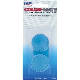 Color-Mate Deluxe Contact Lens Case for Hard or Soft Lenses