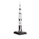 Saturn V With Apollo Capsule Wood Model