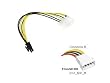 Cables to Go 35522 10in 6-Pin PCI Express  4-pin Molex Power Adapter Cable