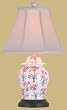 Classic Traditional Formal Quality Lighting - 20" Porcelain Floral Jar Oriental Style Fine Table Lamp