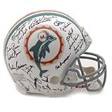 Miami Dolphins Team Signed 35th Anniversary Undefeated 1972 Proline Helmet