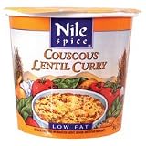 Nile Spice Lentil Curry Couscous, Low Fat,  1.9-Ounce Cups (Pack of 12)