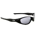 Minute Sunglasses - Polished Black and Black Iridium Lens