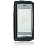 Black Rubber Silicone Skin Cover for LG Vu / CU920 / CU915
