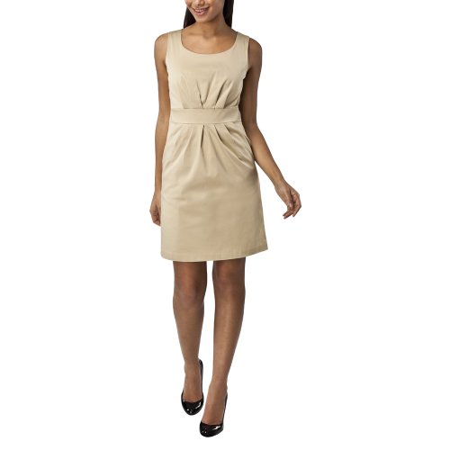 Mossimo%C2%AE+Women%27s+Sateen+Dress+-+Beige+-+18