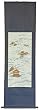 Classic Japanese Art Sumi-e & Asian Wall Decor - 65" Pagoda in Heavens Oriental Handpainted Hanging Scroll Painting