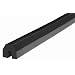 Independent Warehouse 60-6820-3 Knuffi Type BB Polyurethane Foam Shelf Bumper Guard, 196-3/4" Length x 1-1/2" Width x 1-1/2" Height, Black