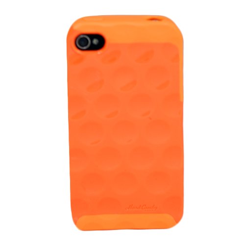 Hard Candy Cases Bubble Case for the Apple iPhone 4S, Orange (BC4G-ORN)