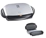 George Foreman GRP4P 4-Burger Grill with Removable Plates (Platinum)