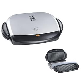 4 Burger Grill w  2 Plates by Salton