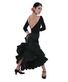 Capezio Women's Flamenco Skirt, Black, Small