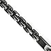 SPIKES 316L Stainless Steel Black Square Chain title=