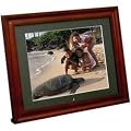 Portable USA 10.4-Inch PU10WB 256MB Bluetooth Enabled Digital Picture Frame with Two Wood Frames