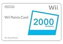 Nintendo 2000 Points Card (DSi or Wii)