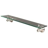 American Bath Factory F4-3050-CH Glass Shelf, Chrome
