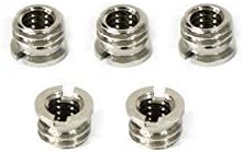 LXJ SMILE Metal 1/4" to 3/8" Convert Screw Adapter for Tripod Monopod Ballhead DSLR SLR (5 Packs)