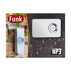 FreeTec Kabellose Funk-MP3-T�rklingel "IMP-32 Design" mit SD-Speicher