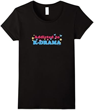 Women's Addicted to K-Drama Small Black