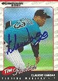 Claudio Vargas, Florida Marlins Autographed Card