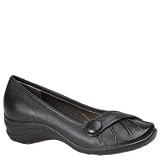 Hush Puppies Women's Sonnet Flat - 9E Black
