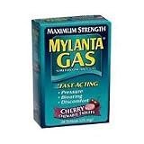 Mylanta Gas Relief Maximum Strength Chewable Tablets, Cherry   24 Ea