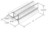 1-3/8 Wide Sliding Door Bottom Guide for Workright Products - Package