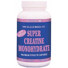 Buy Super Creatine Powder, 120 g, Genesis Nutrition by Genesis Nutrition
