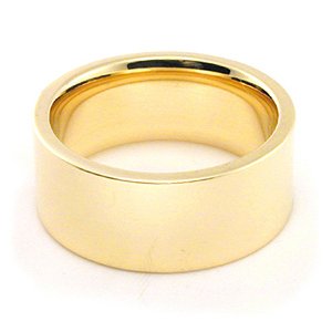 Childrens Toyshop  Jewelry : 14K Yellow Gold Wedding Bands 8mm flat comfort-fit