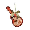 Elvis Presley Red Sparkle Guitar Christmas Tree Ornament