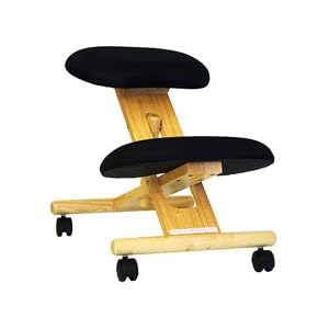 Wooden Ergonomic Kneeling Posture Office Chair [WL-SB-210-GG]