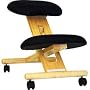 Wooden Ergonomic Kneeling Posture Office Chair Black