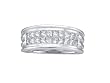 Mens 14k White Gold 1.00 ctw Diamond Wedding Band Mens 14k White Gold 1.00 ctw Diamond Wedding Band