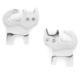 Kitty Cat Post Sterling Silver Earrings