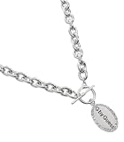 G by GUESS Oval G Tag Short Necklace, SILVER