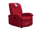 MLB St. Louis Cardinals Recliner in Red Microfiber