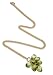 Lucas Jack Gold Vermeil Natural Cluster Pendant in Peridot Cubic Zirconia with 20 Gold Vermeil Chain