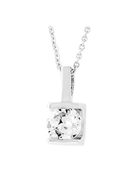 8 mm Zircon Pendant Necklace