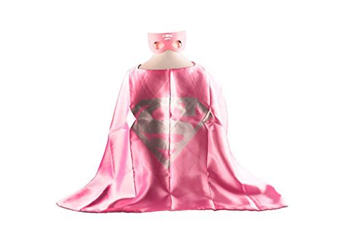 Rush Dance Kids Children's Deluxe Comics Super Hero CAPE & Matching MASK Costume