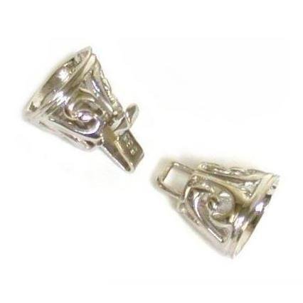 14K White Gold Multi Strand Custom Cast Clasp