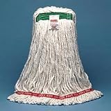 White Shrinkless Web Foot Wet Mop Heads 1 Headband (A21206WH)