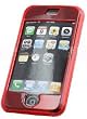 MyNetDeals- Crystal Pink Protective Snap-On Cover Case with Removable Belt Clip for Apple iPhone