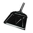 UniSan Metal Dust Pan, 12" Wide, Black UNS03000