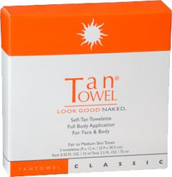 Tantowel Plus Evolution Plus, Total Body Self-Tan Towelette 5 ea