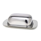 BrilliantCoveredButterDish-FineStainlessSteelTablewareforYourHome