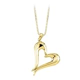 14K Yellow Gold Heart Pendant with Chain 31C VBTygFL. SL160 14K Yellow Gold Heart Pendant with Chain