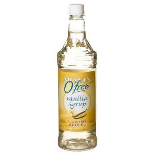 Monin Sugar Free Vanilla Syrup O'free (Sugar Free, Calorie Free), 33.8-Ounce Plastic Bottle (1 liter Bottle) by Monin