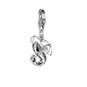 Hot Diamonds Cocktail Party Silver And Diamond Charm