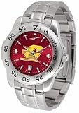 Central Michigan Chippewas Sport Steel Band Ano-Chrome Men's Watch