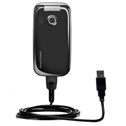 Classic Straight USB Cable for the Sony Ericsson z610i with Power Hot Sync and Charge capabilities - Gomadic Brand w/ TipExchange Technology